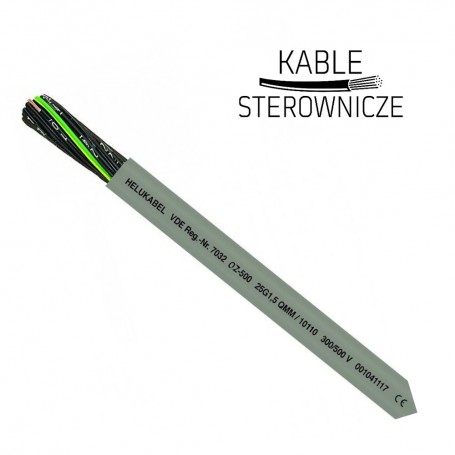 Przewód OZ-500 7x0,5 bez żyły żółto-zielonej HELUKABEL / 100m