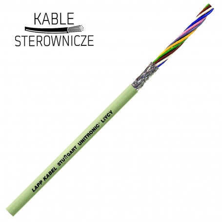 LIYCY 2x1,5 Kabel sterowniczy ekranowany szary