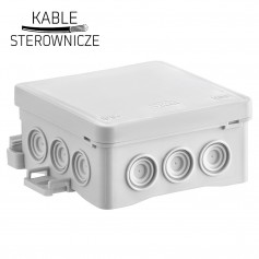 Puszka instalacyjna naścienna FASTBOX NS7 IP54 100x100x40 szara