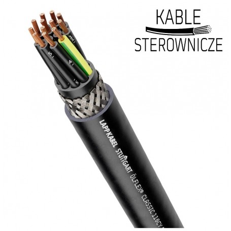Przewód 110 CY BLACK 4x1,5 ekranowany zewnętrzny sterowniczy LAPP