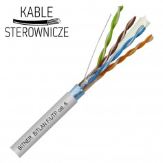 Kabel ekranowany F/UTP kat.6 4x2x0,5 BiTLAN szary BITNER