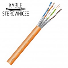 Kabel ekranowany U/FTP kat.6A 4x2x0,5 BiTLAN pomarańczowy BITNER