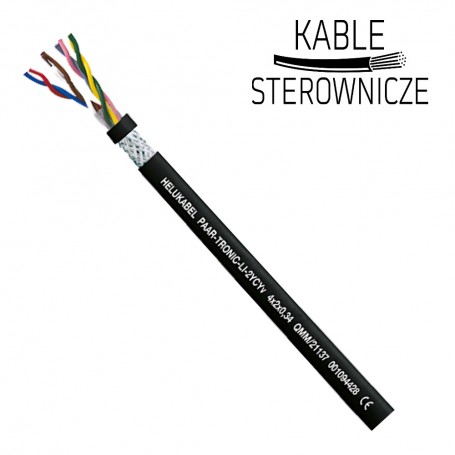 Przewód 2x2x0,5 RS485 ziemny PAAR-TRONIC-Li-2YCYv