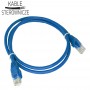 Patch-cord U/UTP kat.6 2xRJ45 PVC 0.5m szary ALANTEC