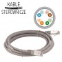 Patch-cord U/UTP kat.5e 2xRJ45 PVC 0.5m szary ALANTEC