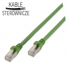 Patch cord S/FTP kat.6A 2xRJ45 PUR 2.0m zielony DIGITUS