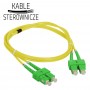 Patch-cord U/UTP kat.5e 2xRJ45 PVC 0.5m szary ALANTEC