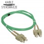 Patch-cord U/UTP kat.5e 2xRJ45 PVC 0.5m szary ALANTEC