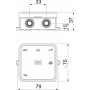 Puszka elektryczna natynkowa A8 OBO Bettermann 75 x 75 x 36 mm