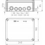 Puszka odgałęźna T250 OBO Bettermann 240x190x95 mm