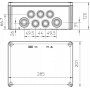Puszka odgałęźna T350 OBO Bettermann 285x201x120 mm